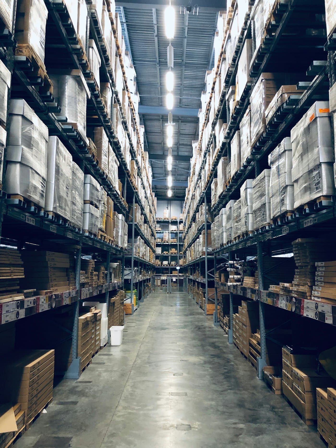 Warehouse aisles